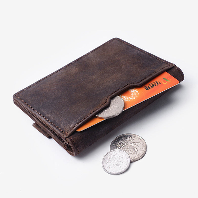 266 Multiple Card Slots Cowhide Leather Bi-fold Coin ID Credit Card Holder Storage Bag 266 Multiple Card Slots Cowhide Leather Bi-fold Coin ID Credit Card Holder Storage Bag